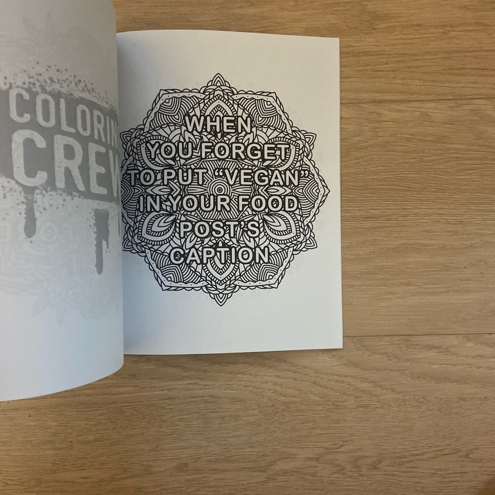 Vegan Problems Colouring Book - Picture 2 of 2